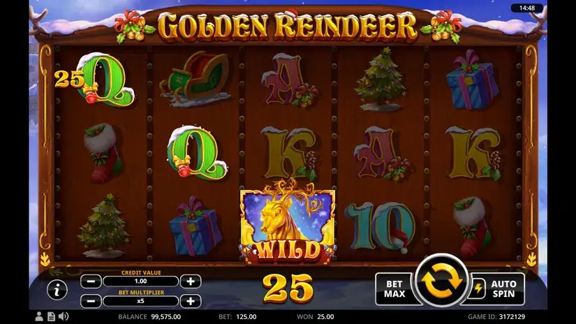 Golden Reindeer slot screenshot 3