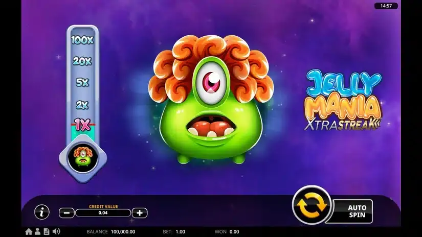 Jelly Mania XtraStreak slot screenshot 