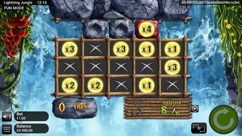 Lightning Jungle slot screenshot 4