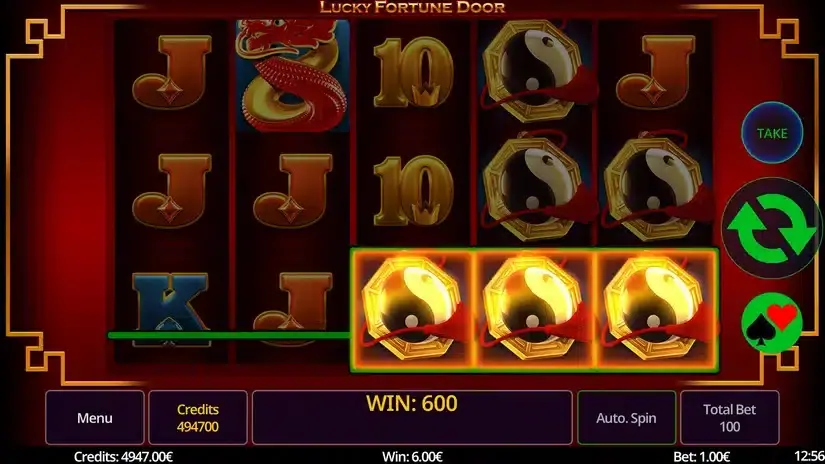 Lucky Fortune Door slot screenshot 2