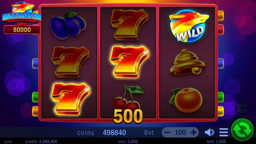Maximator slot screenshot 2