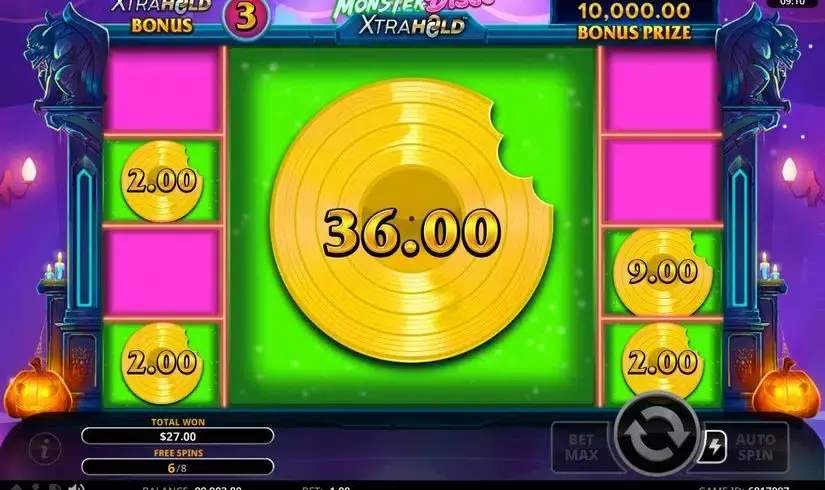 Monster Disco XtraHold slot screenshot 7