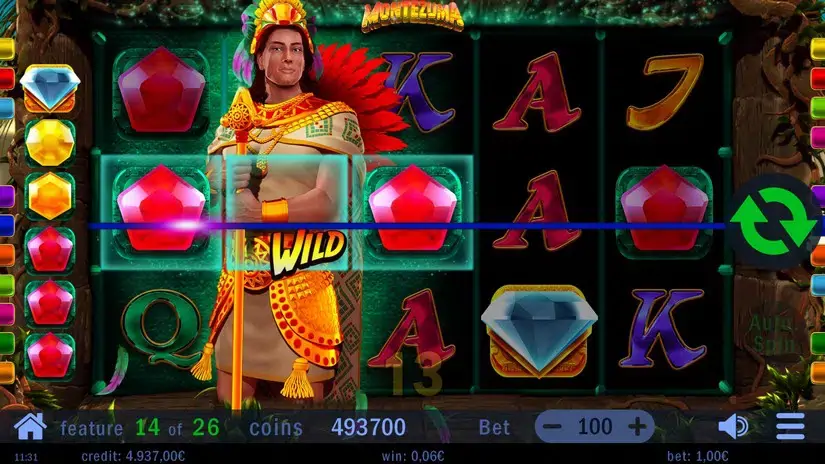 Montezuma slot screenshot 6