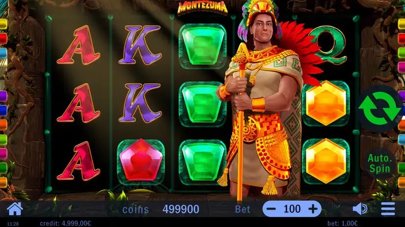 Montezuma slot screenshot 1