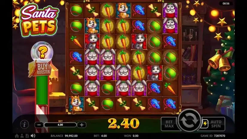 Santa Pets slot screenshot 2