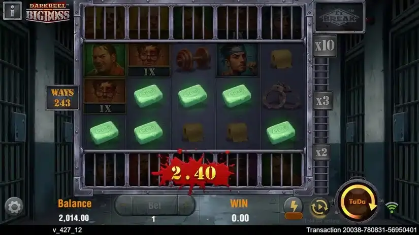 Big Boss slot screenshot 4