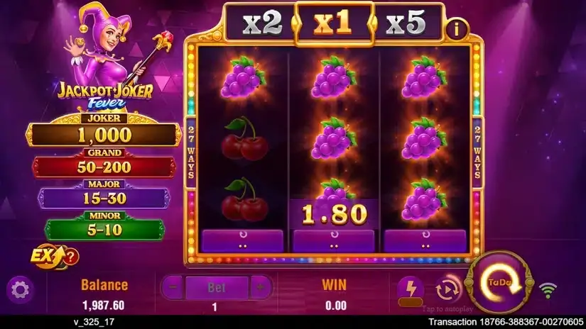 Jackpot Joker FEVER slot screenshot 2