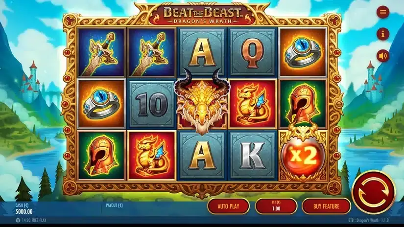 Beat the Beast Dragon’s Wrath slot screenshot 