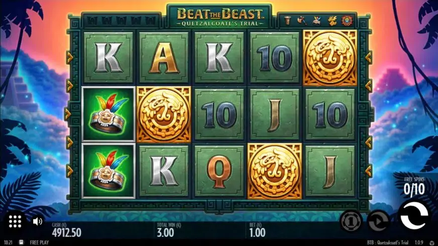Beat the Beast: Quetzalcoatl´s Trial slot screenshot 3