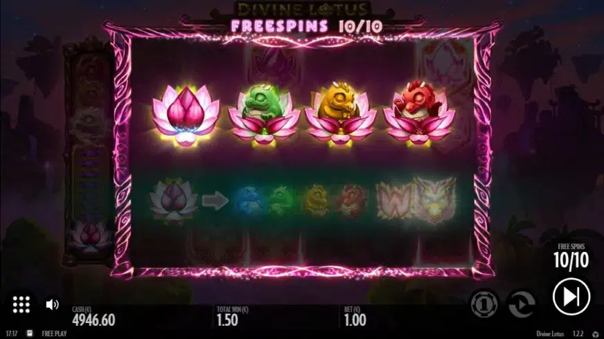 Divine Lotus slot screenshot 5