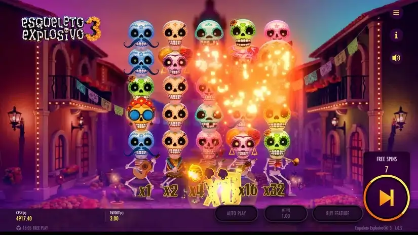 Esqueleto Explosivo 3 slot screenshot 5