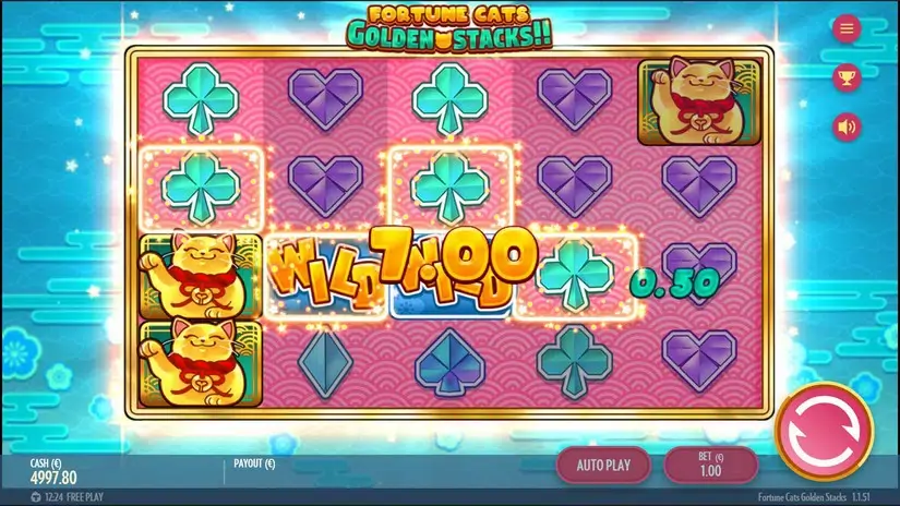 Fortune Cats Golden Stack slot screenshot 3