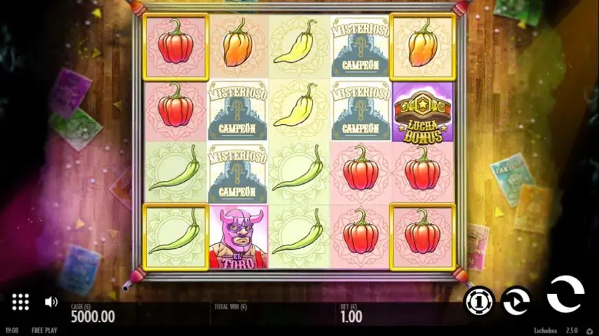 Luchadora slot screenshot 1