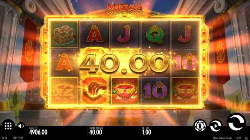 Midas Golden Touch slot screenshot 4