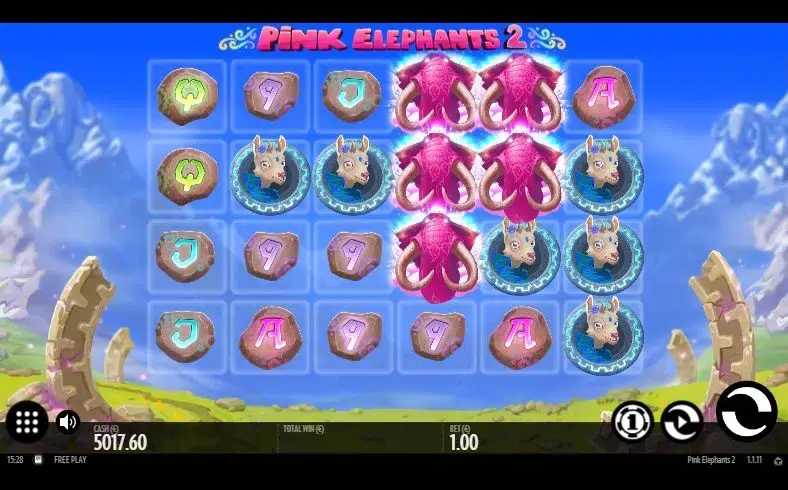 Pink Elephants 2 slot screenshot 