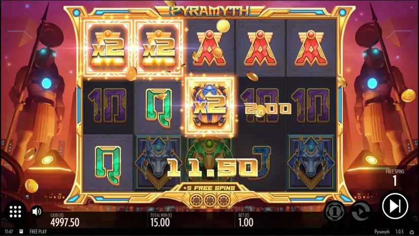 Pyramyth slot screenshot 6