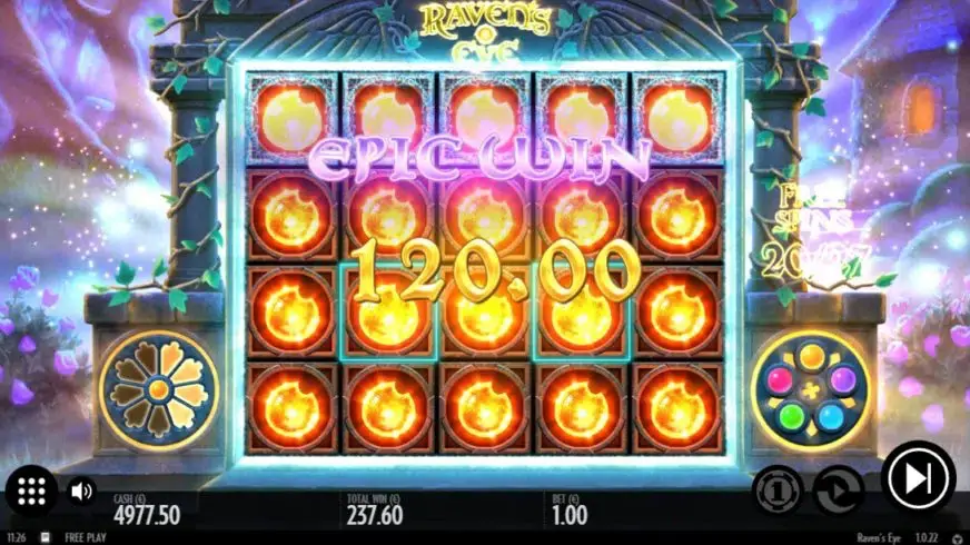 Raven’s Eye slot screenshot 5