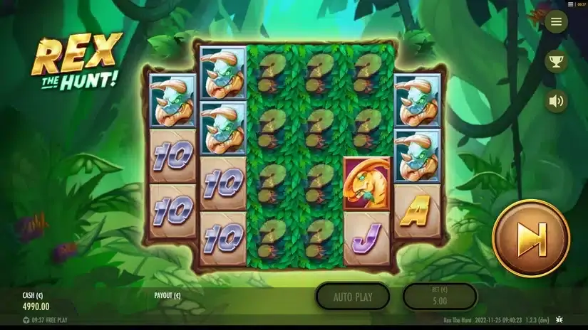 Rex The Hunt slot screenshot 2