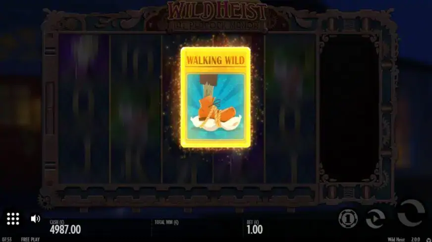 Wild Heist at Peacock Manor slot screenshot 2