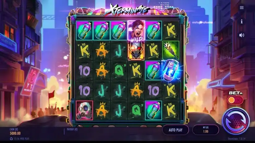 Xterminate slot screenshot 