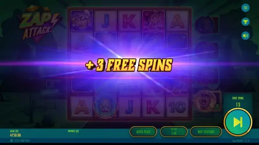 Zap Attack slot screenshot 4