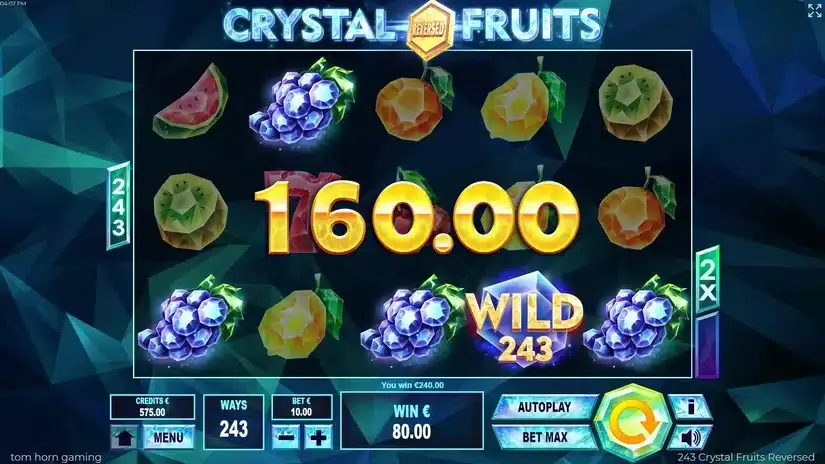 243 Crystal Fruits Reversed slot screenshot 4