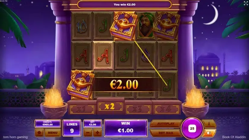 Book of Aladdin slot screenshot 4