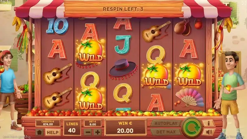 La Tomatina slot screenshot 2