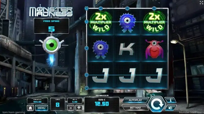 Monster Madnes slot screenshot 4