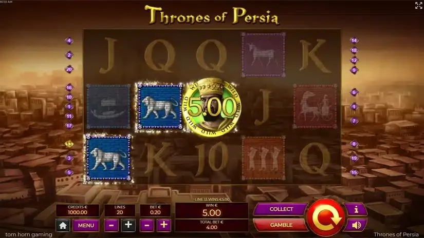 Thrones of Persia slot screenshot 4