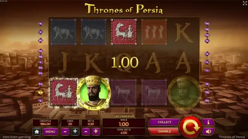 Thrones of Persia slot screenshot 2
