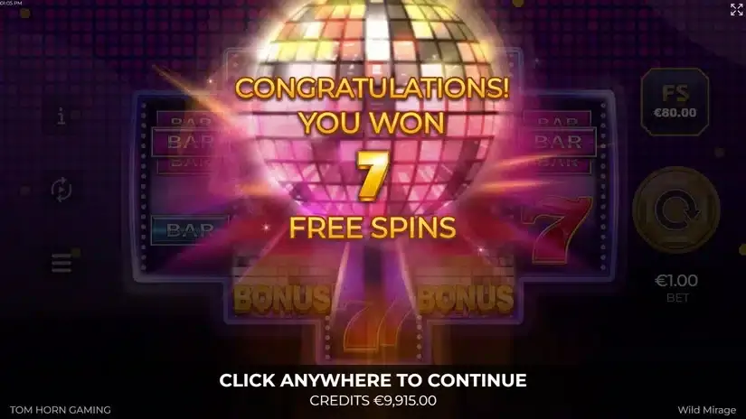 Wild Mirage slot screenshot 3