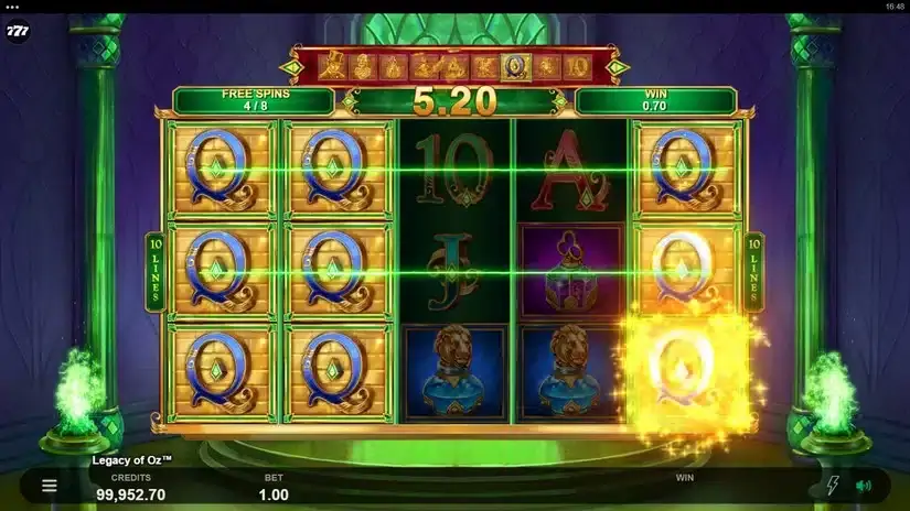 Legacy of Oz slot screenshot 5