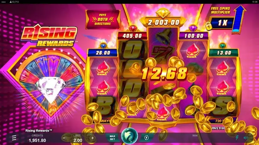 Rising Rewards slot screenshot 4