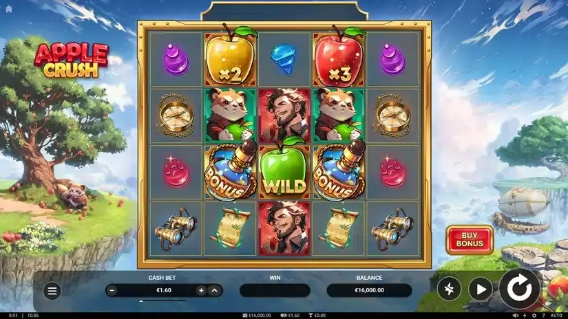 Apple Crush slot screenshot 1