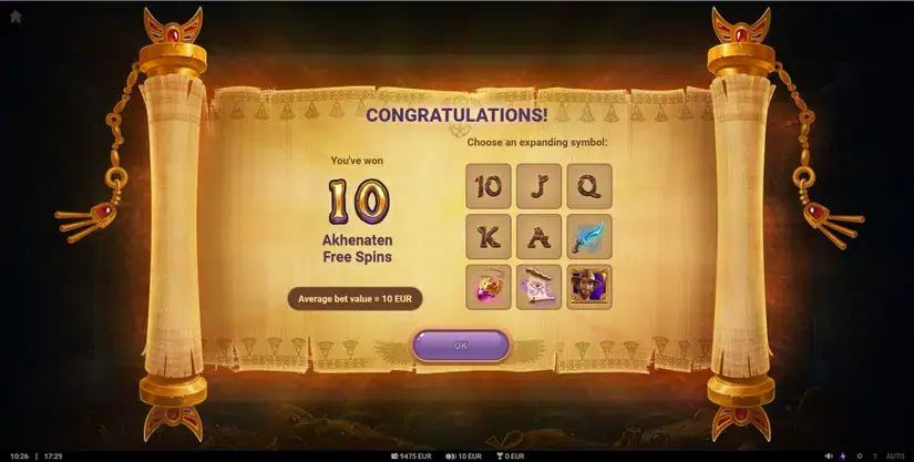 Crypts of Fortune slot screenshot 2