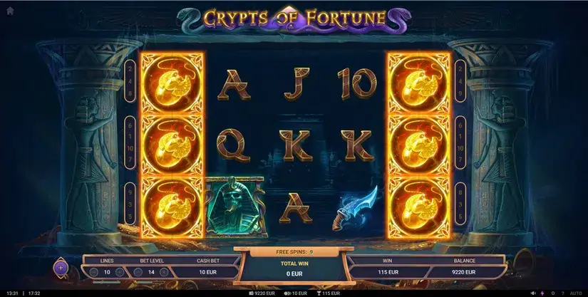 Crypts of Fortune slot screenshot 4