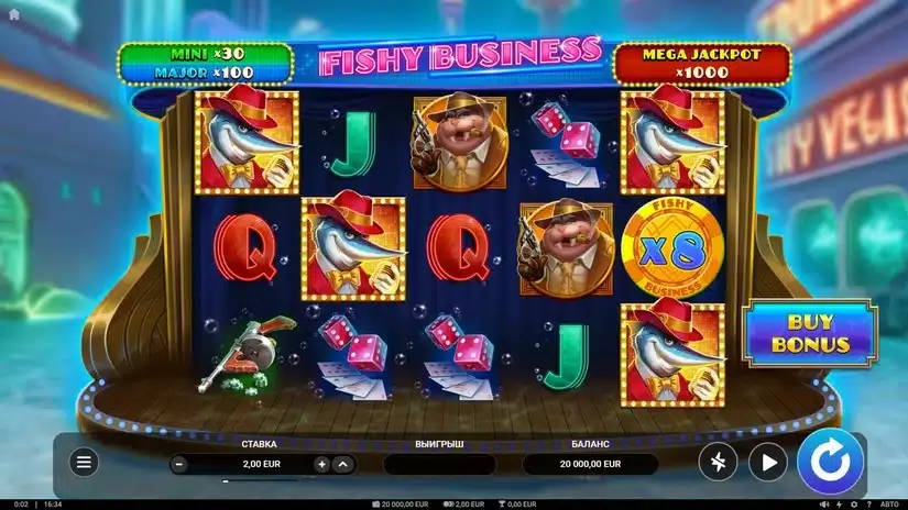 Fishy Business slot screenshot 