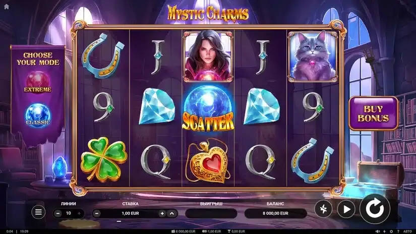 Mystic Charms slot screenshot 1