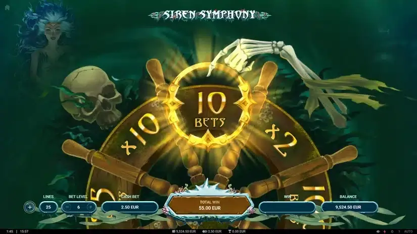 Siren Symphony slot screenshot 7