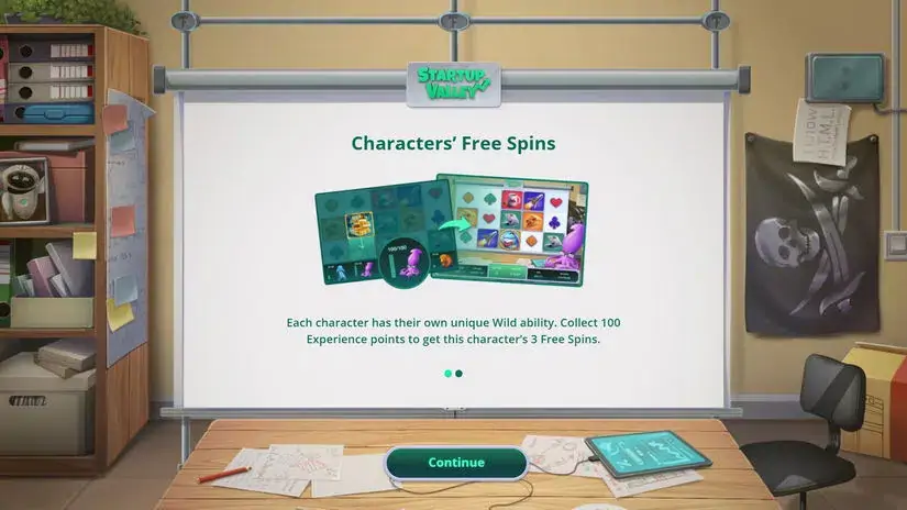 Startup Valley slot screenshot 2