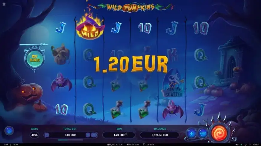 Wild Pumpkins slot screenshot 2