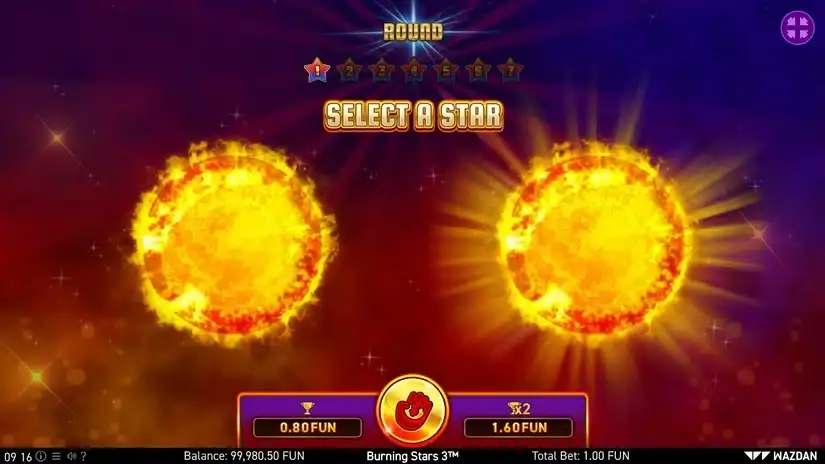 Burning Stars 3™ slot screenshot 3