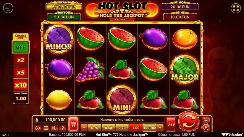 Hot Slot™: 777 Hold the Jackpot™ slot screenshot 1