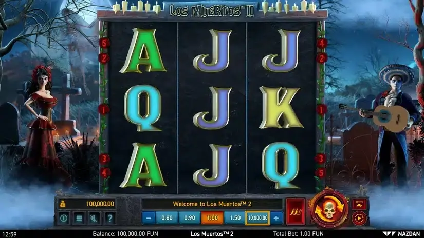 Los Muertos™ II slot screenshot 1