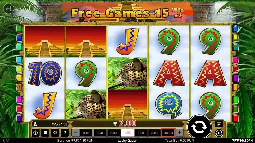 Lucky Queen slot screenshot 4