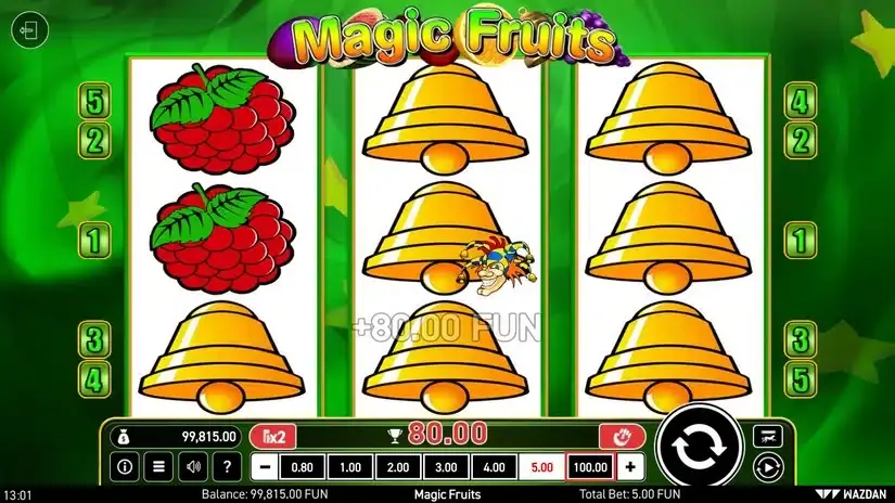 Magic Fruits slot screenshot 