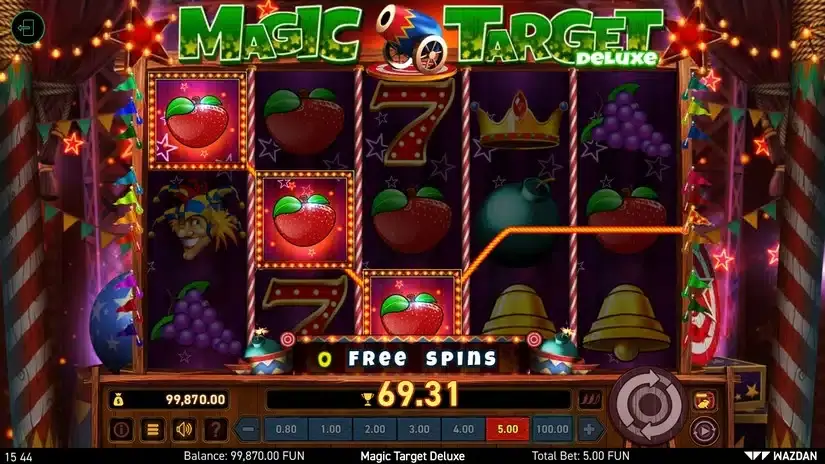 Magic Target Deluxe slot screenshot