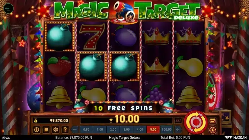 Magic Target Deluxe slot screenshot 3
