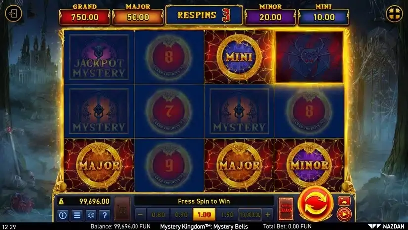 Mystery Kingdom™: Mystery Bells slot screenshot 5